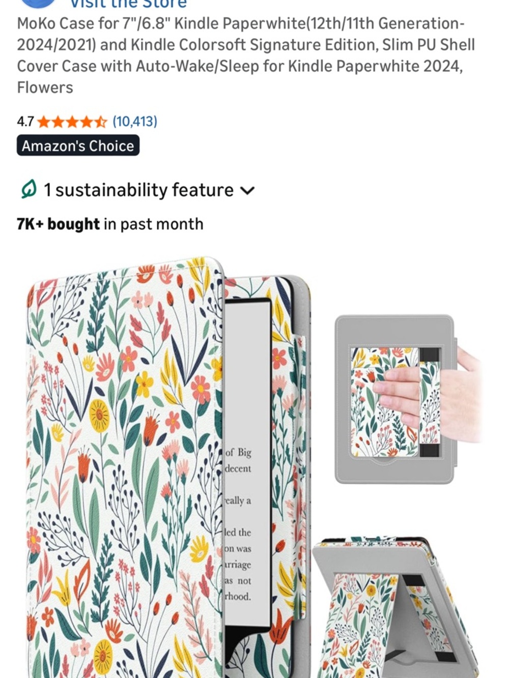 Amazon Kindle Paperwhite Black E-Reader with Built-in Light - Picture 2 of 5